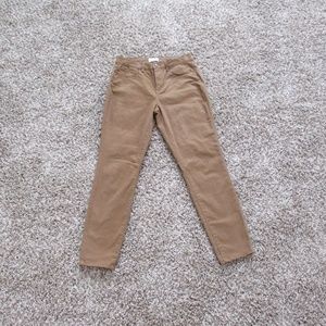 Nicole Miller Jeans Women's 8 Brown SOHO High Rise Skinny Stretch